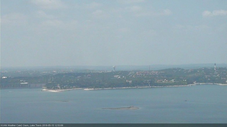Lake Travis webcam, May 15, 2018 11:55 AM CT