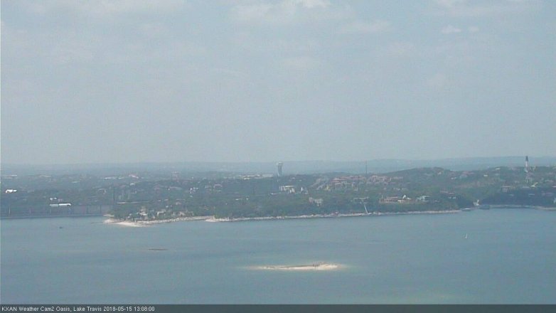Lake Travis webcam, May 15, 2018 12:10 PM CT