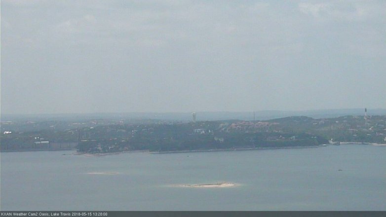 Lake Travis webcam, May 15, 2018 12:30 PM CT