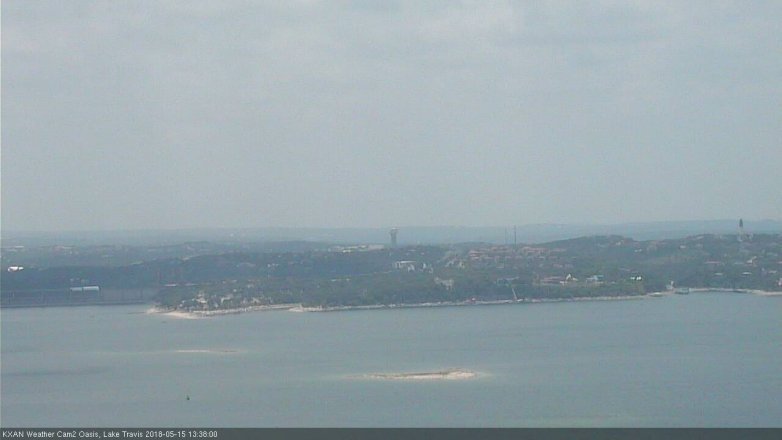 Lake Travis webcam, May 15, 2018 12:40 PM CT