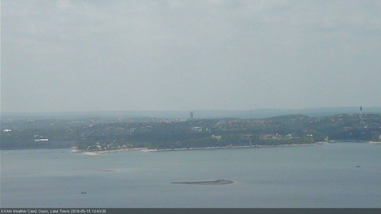 Lake Travis webcam, May 15, 2018 12:45 PM CT