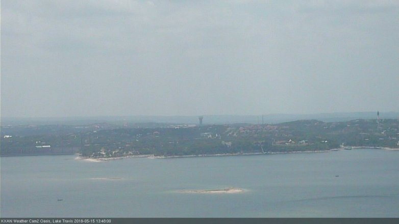 Lake Travis webcam, May 15, 2018 12:50 PM CT
