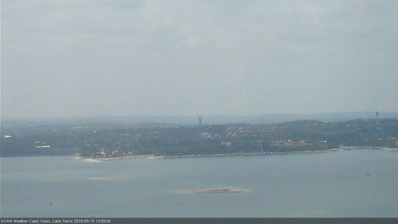 Lake Travis webcam, May 15, 2018 1:00 PM CT