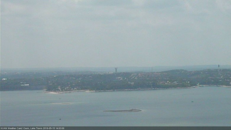 Lake Travis webcam, May 15, 2018 1:05 PM CT