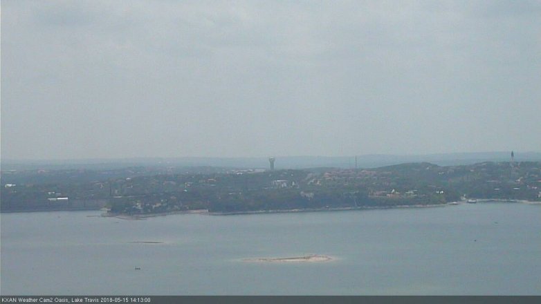 Lake Travis webcam, May 15, 2018 1:15 PM CT