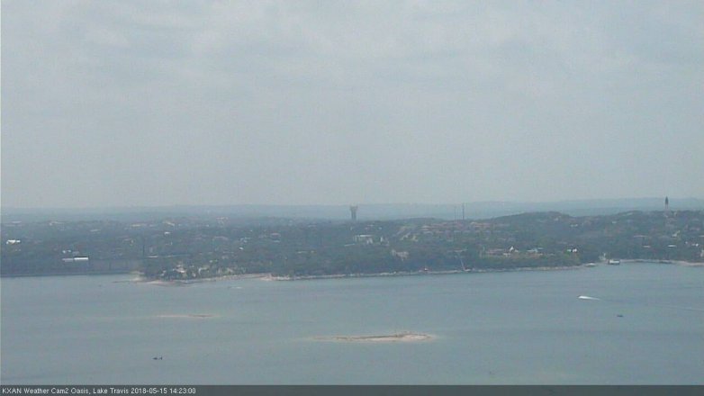 Lake Travis webcam, May 15, 2018 1:25 PM CT