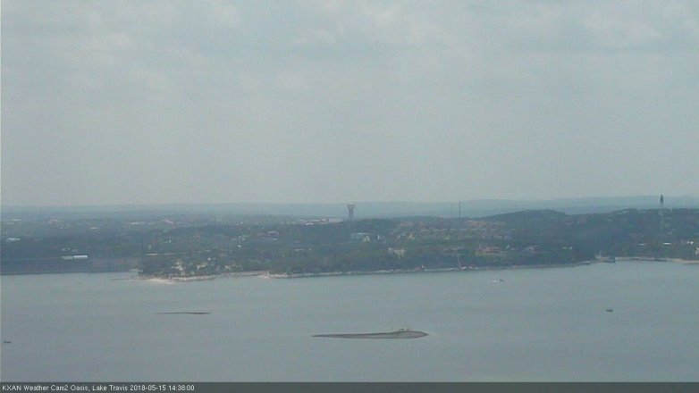 Lake Travis webcam, May 15, 2018 1:40 PM CT