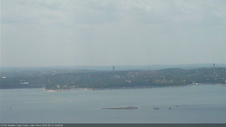 Lake Travis webcam, May 15, 2018 1:50 PM CT