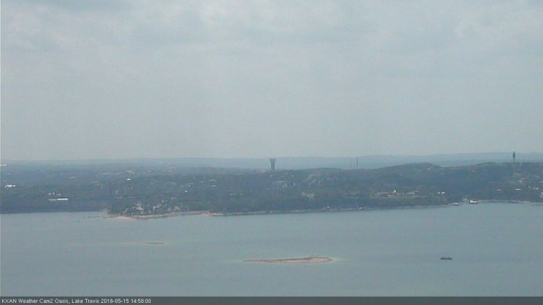 Lake Travis webcam, May 15, 2018 2:00 PM CT