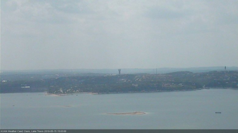 Lake Travis webcam, May 15, 2018 2:05 PM CT