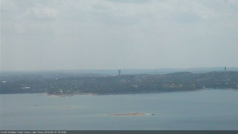 Lake Travis webcam, May 15, 2018 2:20 PM CT
