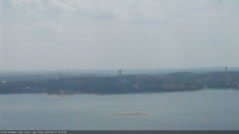 Lake Travis webcam, May 15, 2018 2:25 PM CT