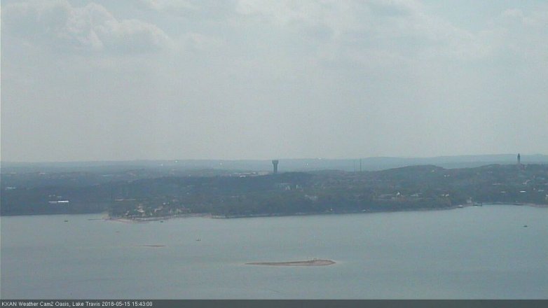 Lake Travis webcam, May 15, 2018 2:45 PM CT