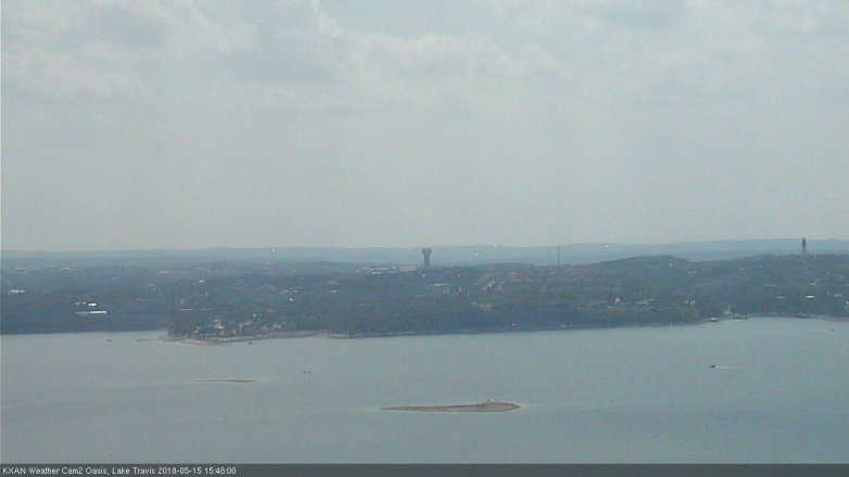 Lake Travis webcam, May 15, 2018 2:50 PM CT
