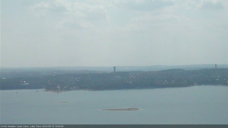 Lake Travis webcam, May 15, 2018 3:05 PM CT