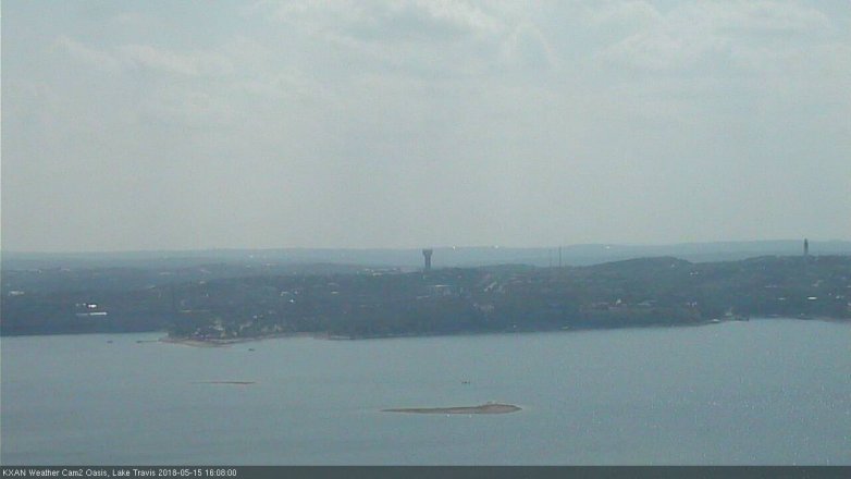 Lake Travis webcam, May 15, 2018 3:10 PM CT
