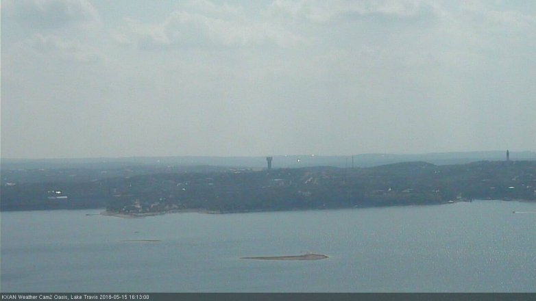 Lake Travis webcam, May 15, 2018 3:15 PM CT