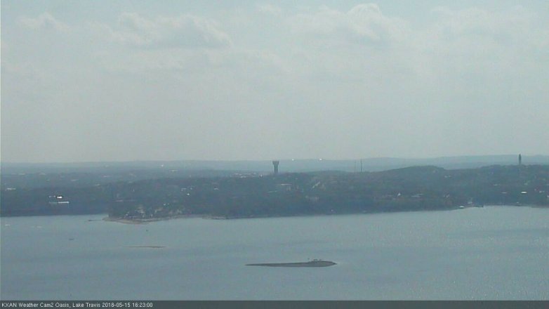 Lake Travis webcam, May 15, 2018 3:25 PM CT
