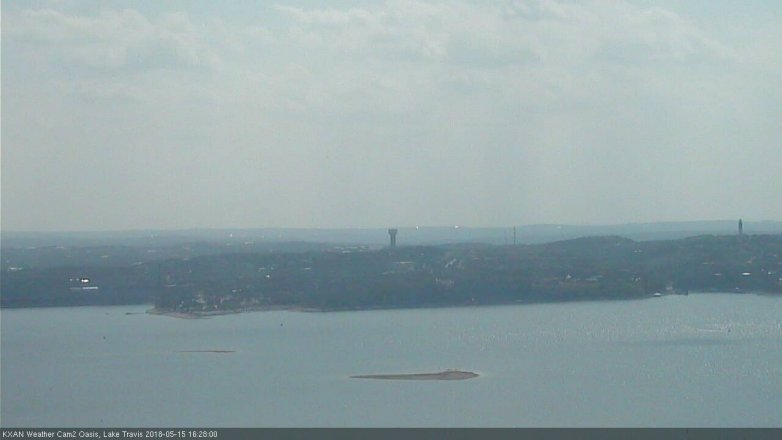 Lake Travis webcam, May 15, 2018 3:30 PM CT