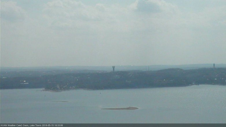 Lake Travis webcam, May 15, 2018 3:35 PM CT