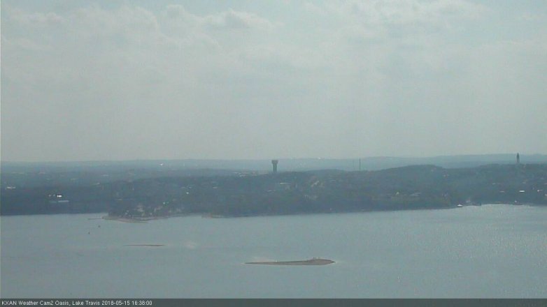 Lake Travis webcam, May 15, 2018 3:40 PM CT