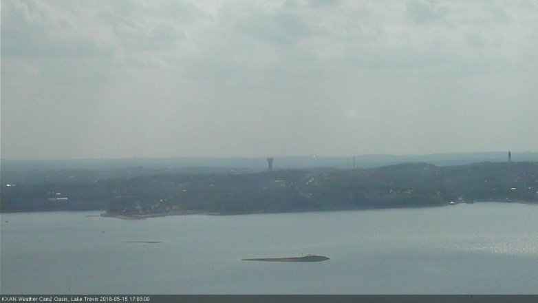 Lake Travis webcam, May 15, 2018 4:05 PM CT
