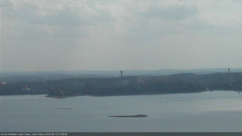 Lake Travis webcam, May 15, 2018 4:10 PM CT