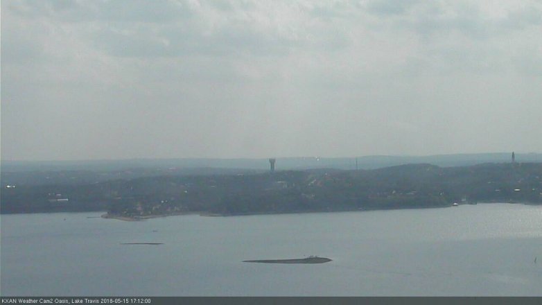 Lake Travis webcam, May 15, 2018 4:15 PM CT