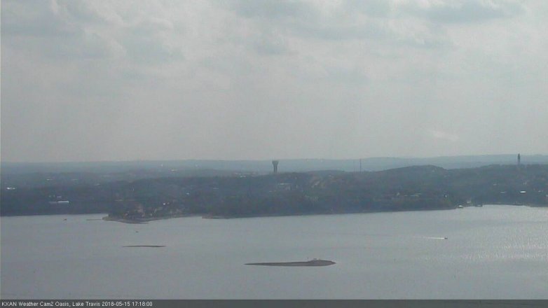 Lake Travis webcam, May 15, 2018 4:20 PM CT