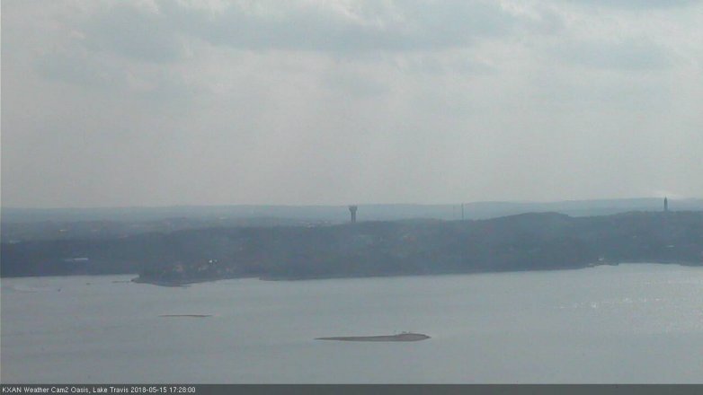 Lake Travis webcam, May 15, 2018 4:30 PM CT