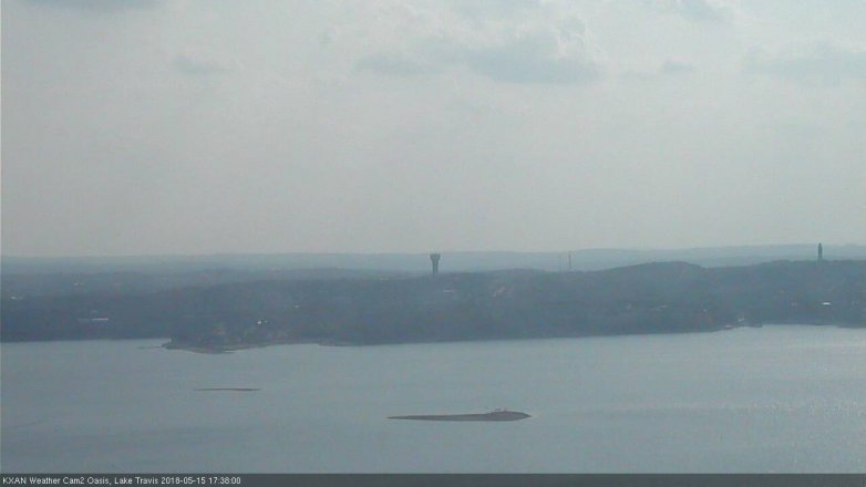 Lake Travis webcam, May 15, 2018 4:40 PM CT