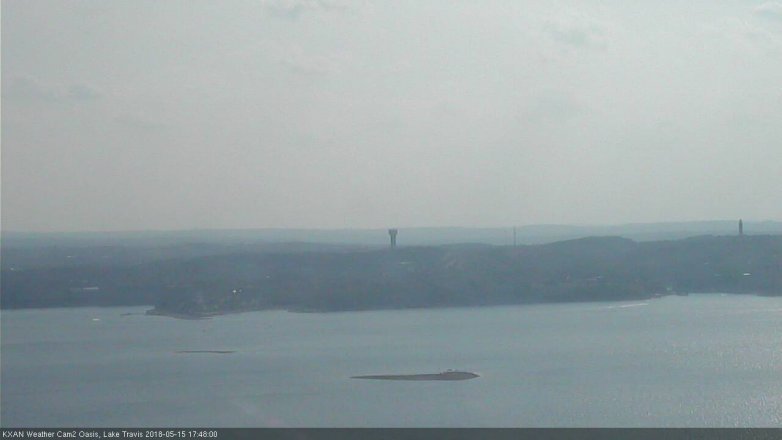 Lake Travis webcam, May 15, 2018 4:50 PM CT