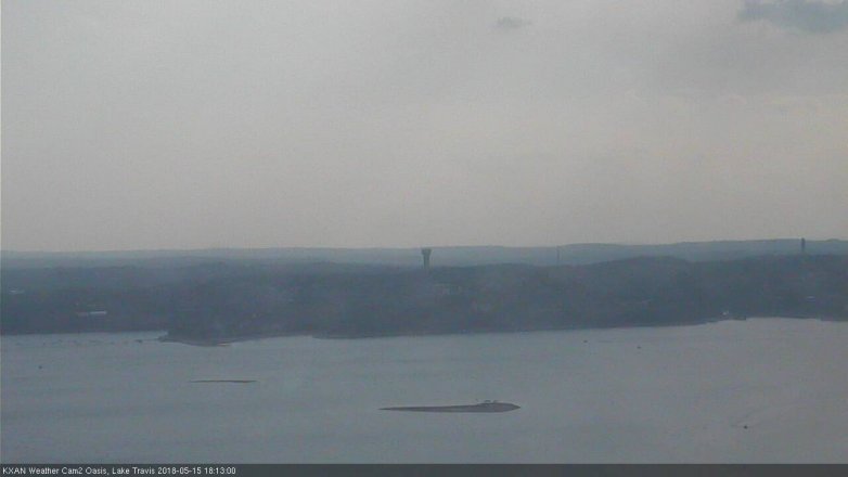 Lake Travis webcam, May 15, 2018 5:15 PM CT