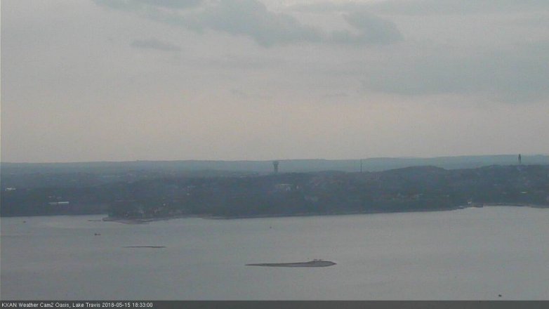 Lake Travis webcam, May 15, 2018 5:35 PM CT