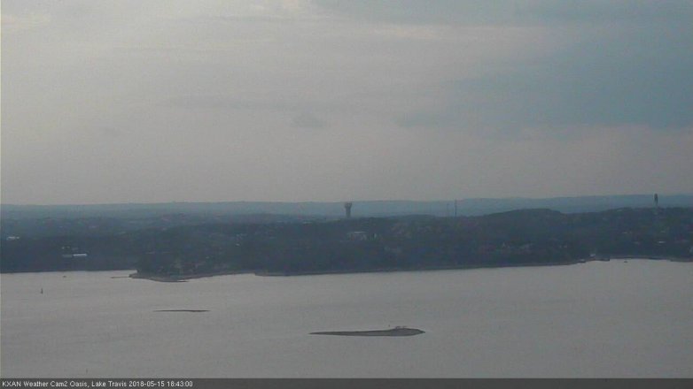 Lake Travis webcam, May 15, 2018 5:45 PM CT