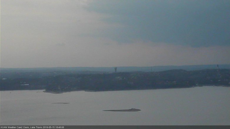 Lake Travis webcam, May 15, 2018 5:50 PM CT