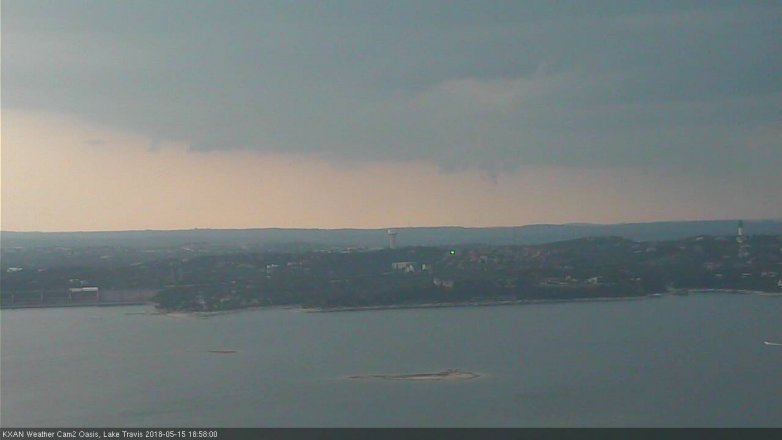 Lake Travis webcam, May 15, 2018 6:00 PM CT