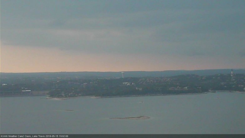 Lake Travis webcam, May 15, 2018 6:05 PM CT