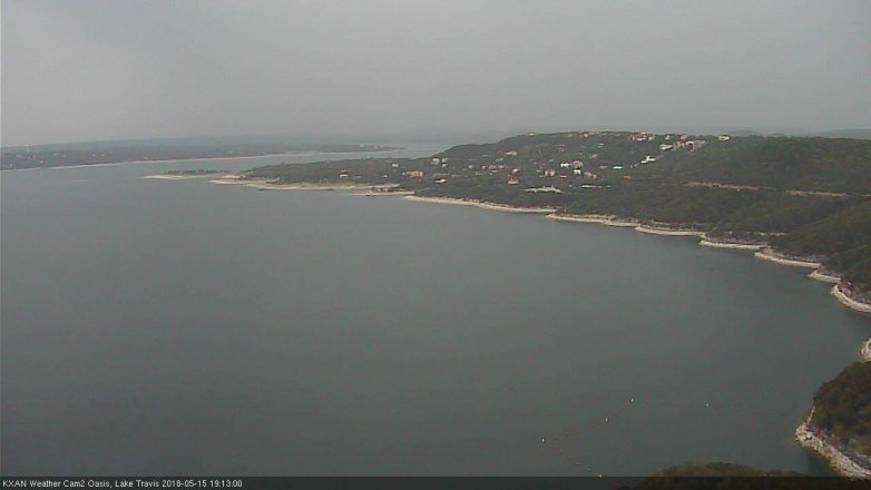 Lake Travis webcam, May 15, 2018 6:15 PM CT