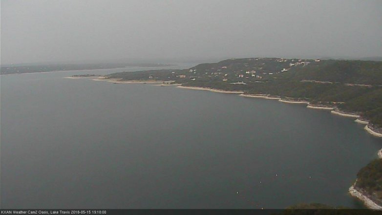 Lake Travis webcam, May 15, 2018 6:20 PM CT