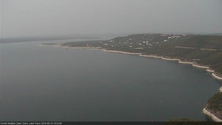 Lake Travis webcam, May 15, 2018 6:25 PM CT