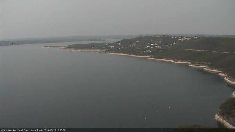 Lake Travis webcam, May 15, 2018 6:35 PM CT