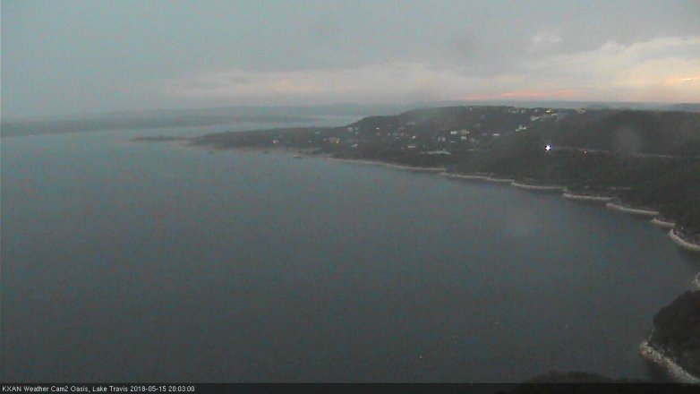 Lake Travis webcam, May 15, 2018 7:05 PM CT