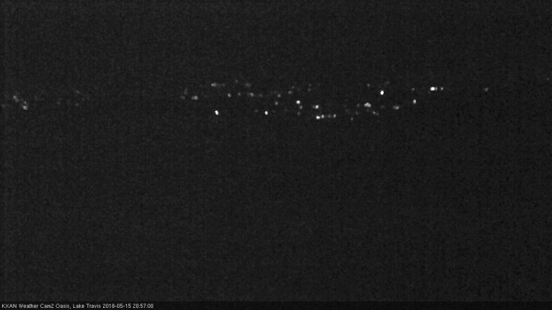 Lake Travis webcam, May 15, 2018 8:00 PM CT