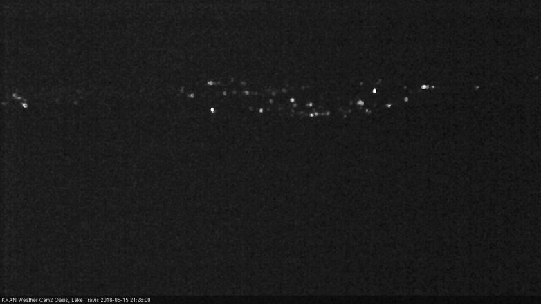 Lake Travis webcam, May 15, 2018 8:30 PM CT