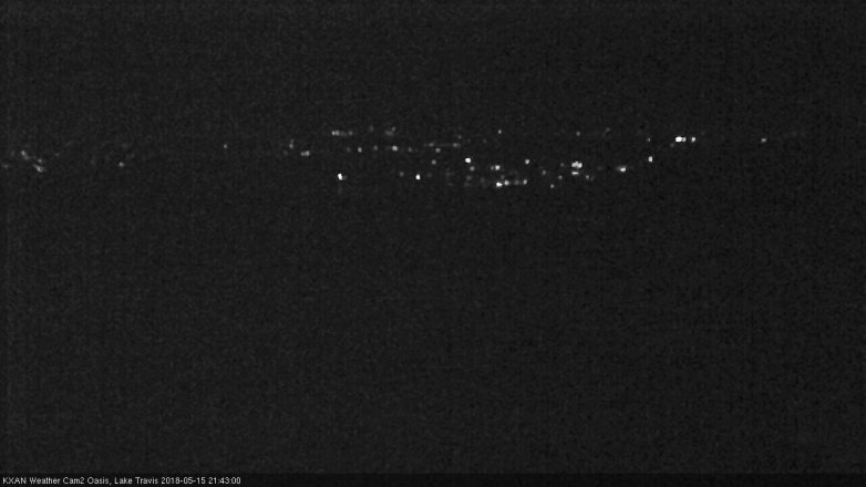 Lake Travis webcam, May 15, 2018 8:45 PM CT