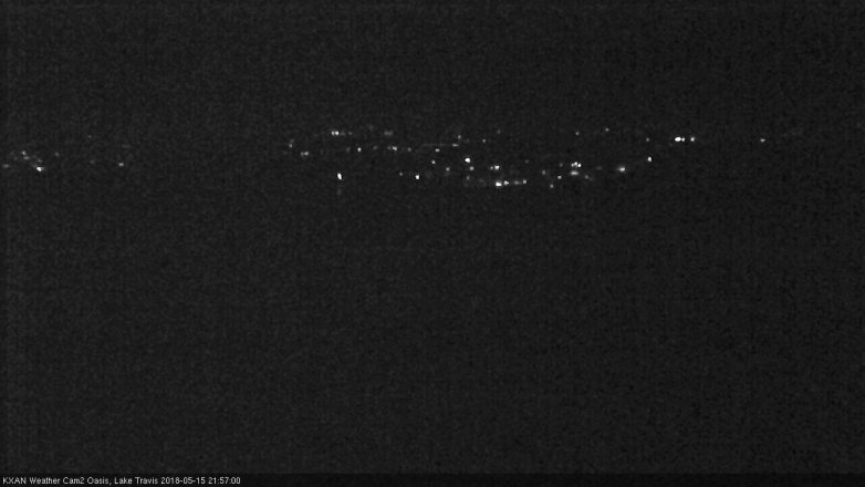 Lake Travis webcam, May 15, 2018 9:00 PM CT