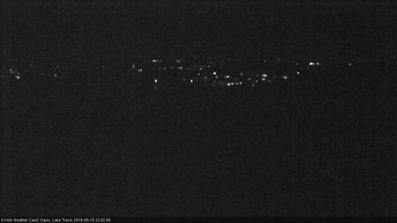 Lake Travis webcam, May 15, 2018 9:05 PM CT