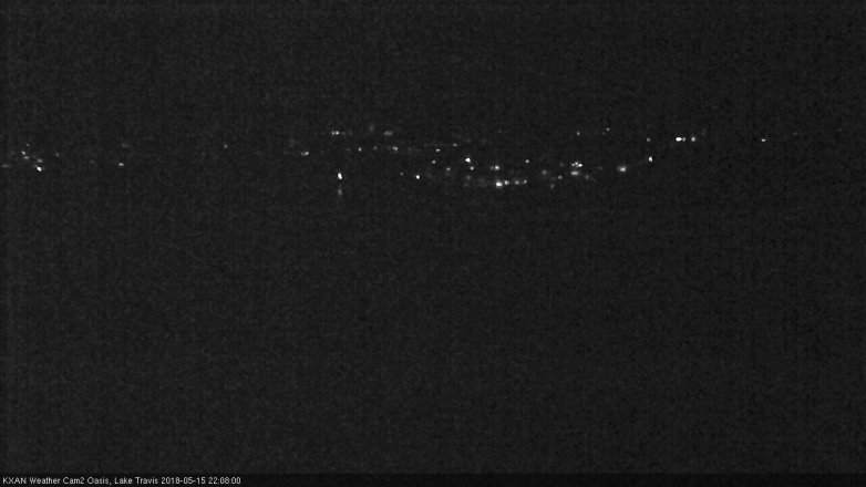 Lake Travis webcam, May 15, 2018 9:10 PM CT