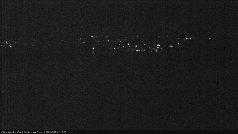 Lake Travis webcam, May 15, 2018 9:20 PM CT